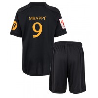 Real Madrid Kylian Mbappe #9 Tredje Dräkt Barn 2023-24 Kortärmad (+ Korta byxor)